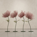 Organza Flower Pedestal