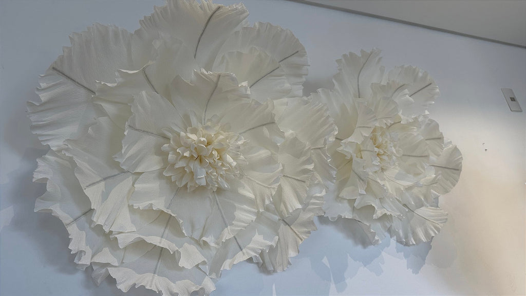 Handcrafted finish on the hand-cut Italian crepe paper petals