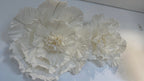 Handcrafted finish on the hand-cut Italian crepe paper petals