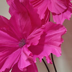 Miolo com estames da flor gigante de crepom italiano clássica