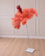 Giant red paper hibiscus