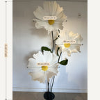 Measurements: Giant white crepe paper chamomiles