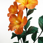 Giant hibiscus in a styled setting - customizable piece for storefronts