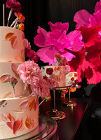 Overview of the hall decorated for the Sweet 15 celebration